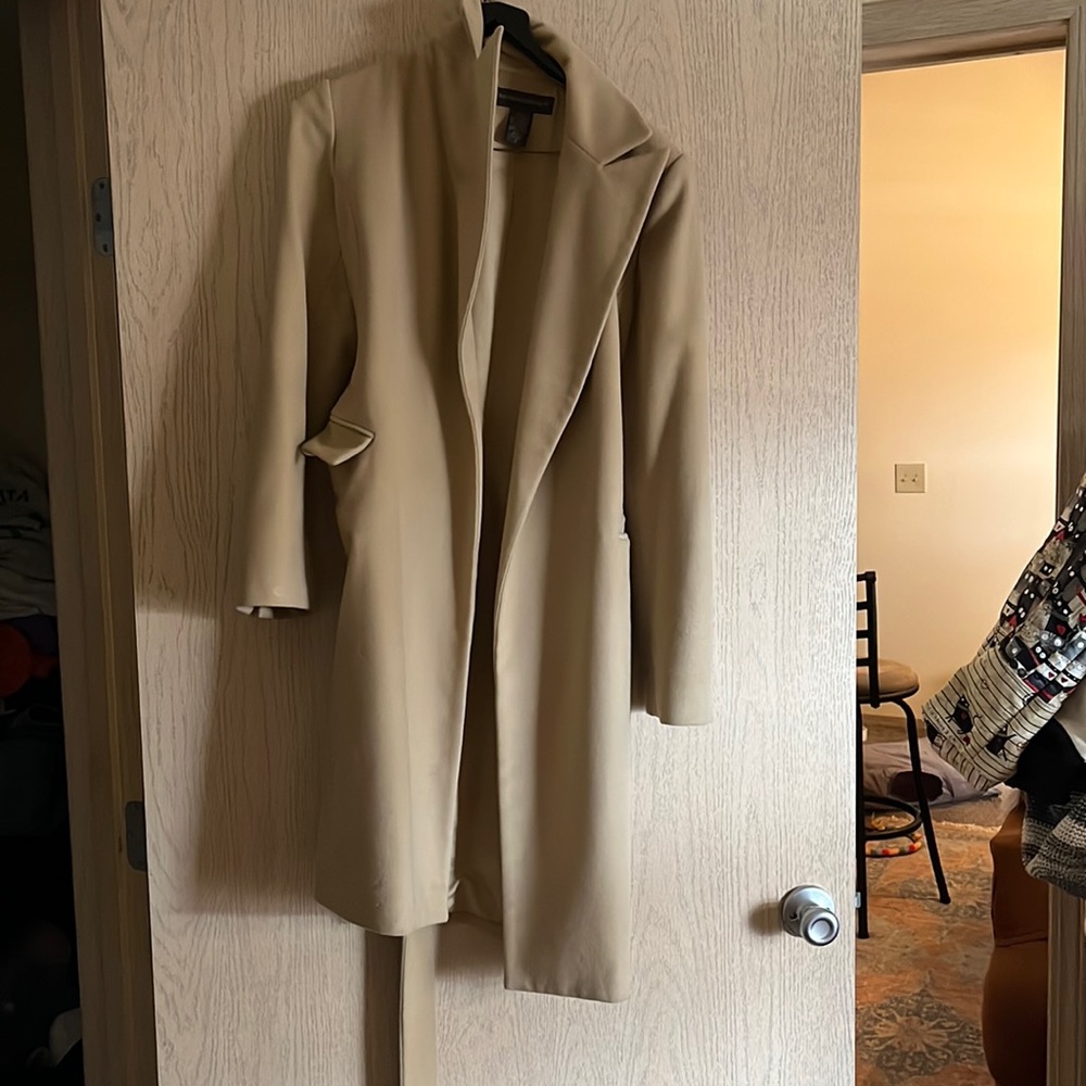 Banana Republic S wool blend trench coat
